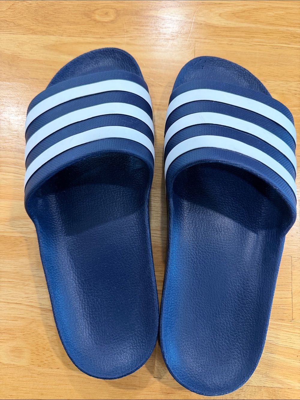 adidas Navy Blue and Light Blue Slide Sandals